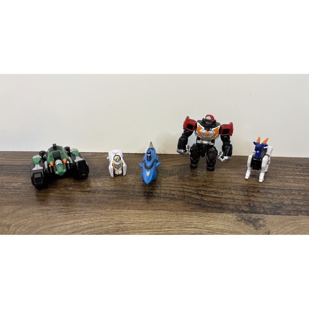 Power Rangers Jungle Fury Micro Megazord Parts Lot Gorilla Elephant Swordfish